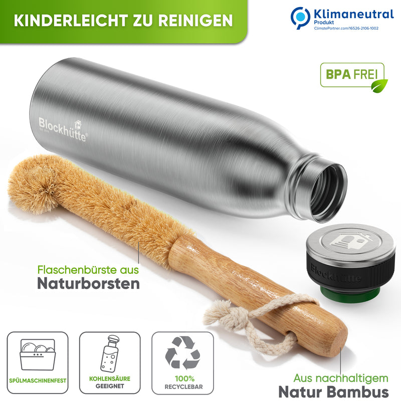Individual Gravur für die Edelstahl Sport Trinkflasche