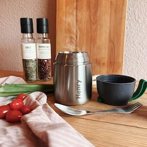 Personalisierte Edelstahl Thermobehälter