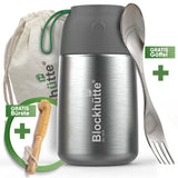 Edelstahl Thermo Lunchbox mit Anti - Vakuum Stöpsel | 730ml |