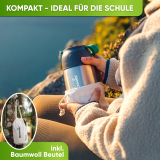 Edelstahl Thermobehälter mit Anti - Vakuum Stöpsel - Blockhütte - BH0022