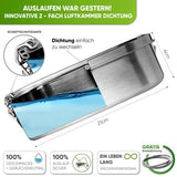 Foodie - Bundle - Edelstahl Brotdose + Thermolunchbox - Blockhütte - BH0002+BH0024