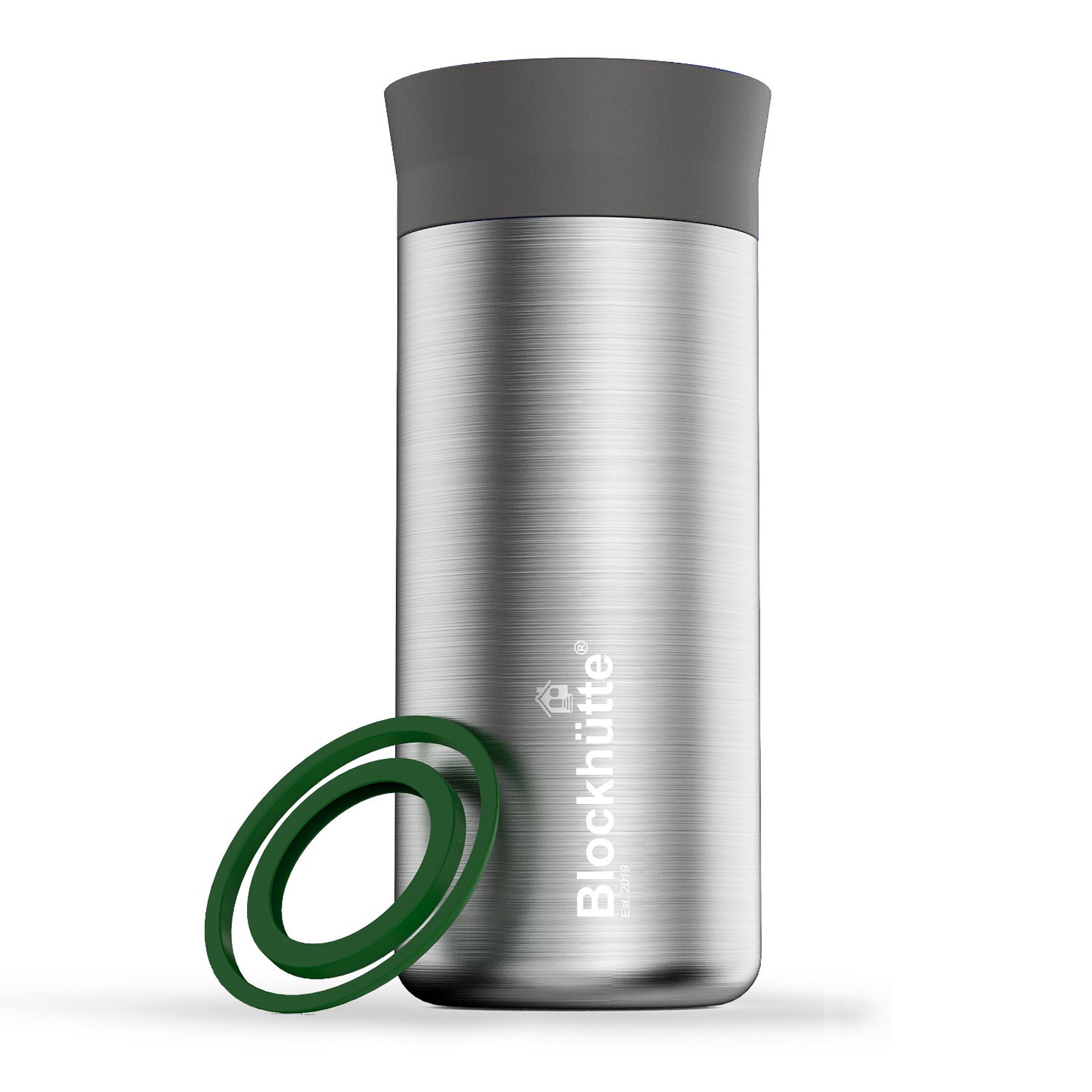 Premium Edelstahl Thermobecher für Kaffee und Tee - Blockhütte - BH0031