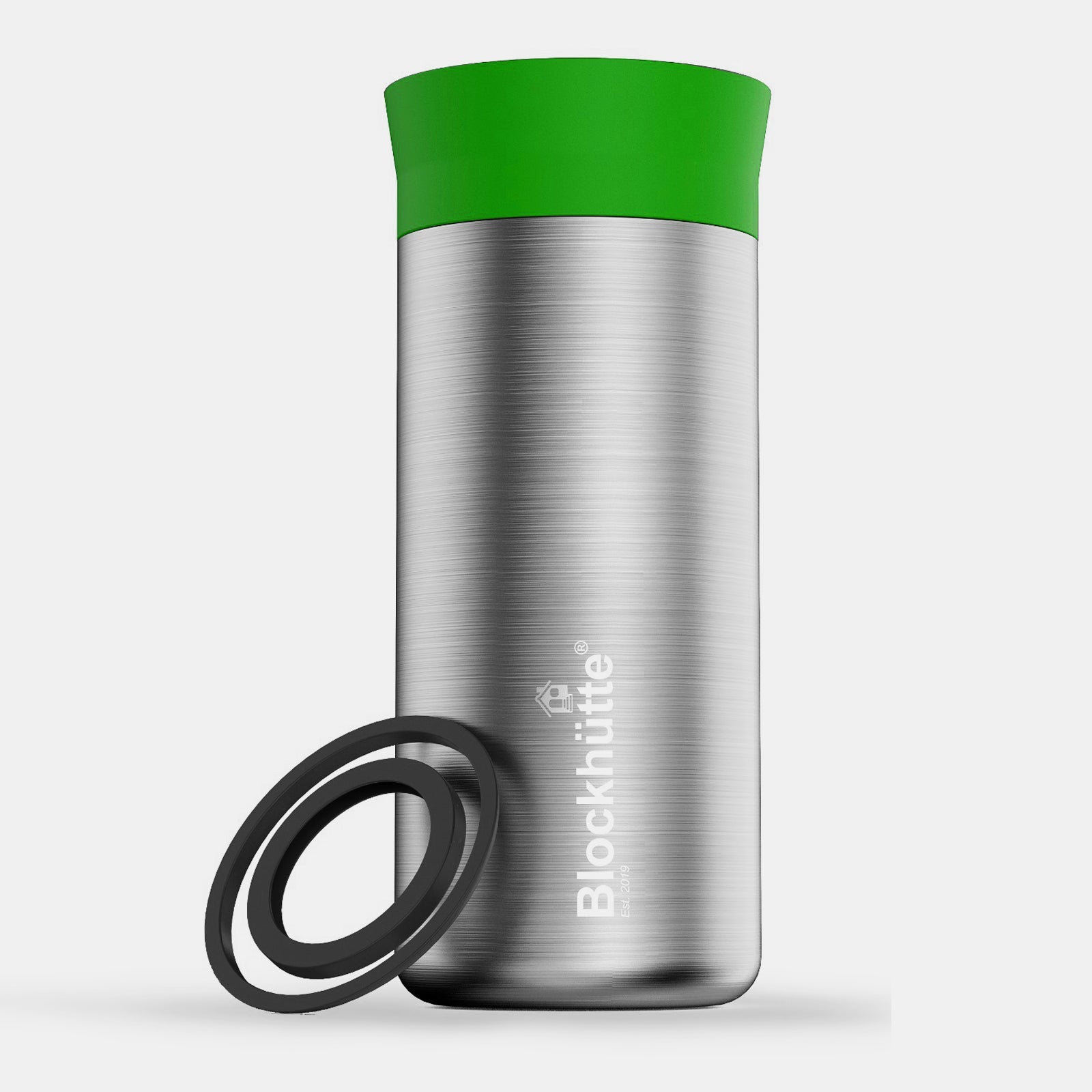 Premium Edelstahl Thermobecher für Kaffee und Tee - Blockhütte - BH0033