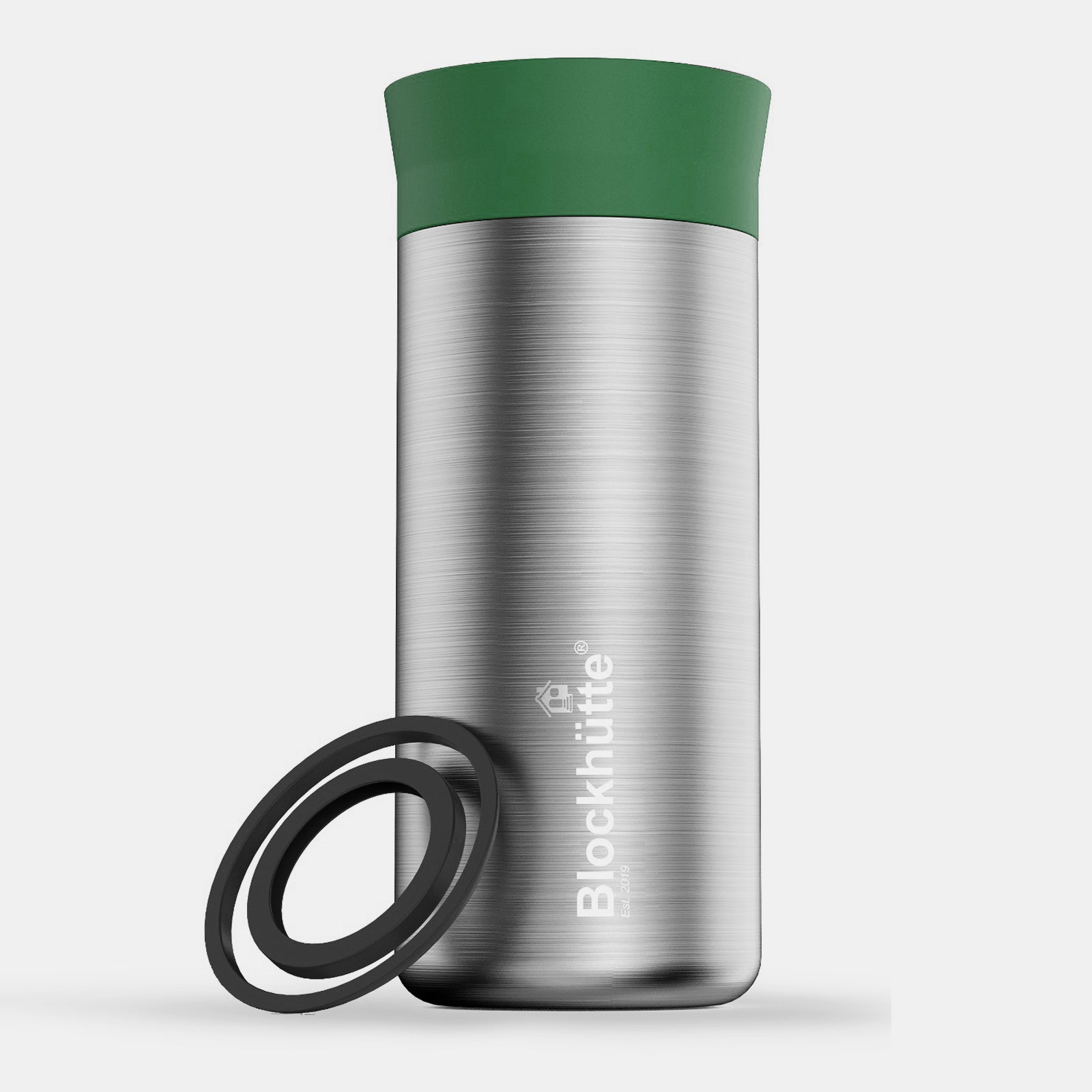 Premium Edelstahl Thermobecher für Kaffee und Tee - Blockhütte - BH0037
