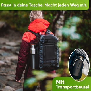 Premium Edelstahl Trinkflasche isoliert mit [GRATIS Bürste] - Blockhütte - BH0013