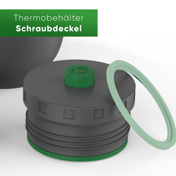 Thermo Lunchbox - Deckel innen - Blockhütte - BH0023 - BH0022 - DKL