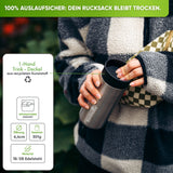 Thermobecher Edelstahl für Kaffee und Tee | 354ml | Schwarz