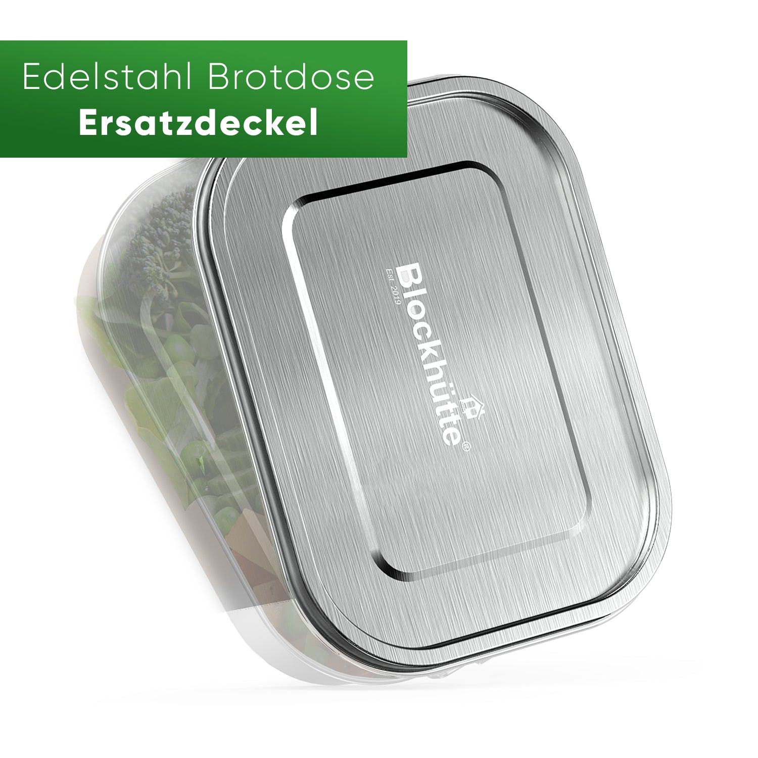 Edelstahl Deckel für die Brotdose von Blockhütte