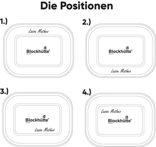 Individual Gravur für die Edelstahl Brotdose | 1400ml |